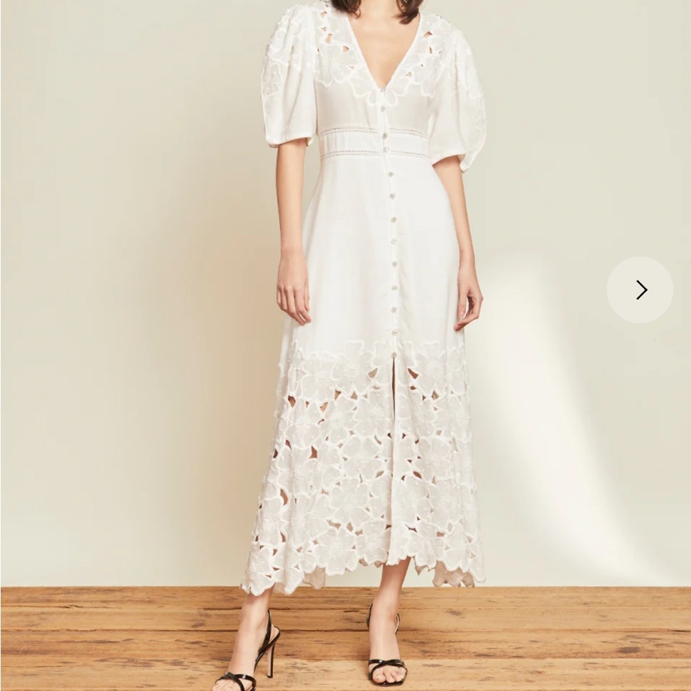 Veronica Beard Hope Eyelet Dress, sz 4, NWT
